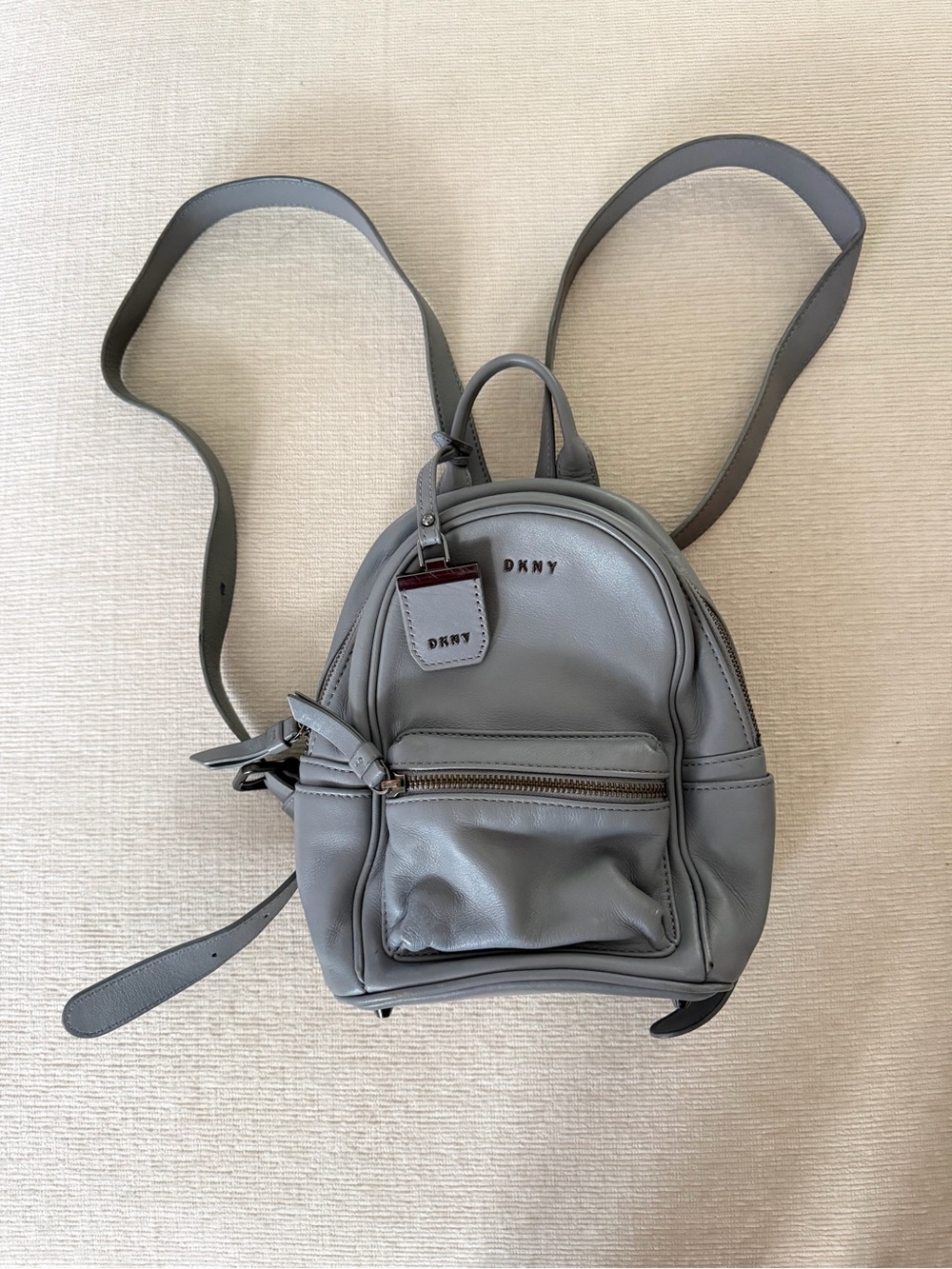 DKNY Gray Backpack